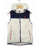 チャムス CHUMS エルモ フリース ベスト L IVORY/NAVY(アイボリー/ネイビー) 秋冬