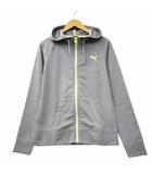 プーマ PUMA DRY CELL ストレッチ フルジップ パーカー L 杢グレー