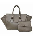 セリーヌ CELINE タイバッグ レザー ハンドバッグ トープ