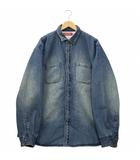 2025FW Shearling Lined Denim Work Shirt シアリング ラインド デニム ワークシャツ XL WASHED INDIGO ウォッシュドインディゴ
