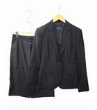 バーバリー ロンドン BURBERRY LONDON ウール シングルジャケット タイトスカート スカートスーツ セットアップ BLACK(ブラック)