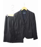 バーバリー ロンドン BURBERRY LONDON ウール シングルジャケット タイトスカート スカートスーツ セットアップ BLACK(ブラック)