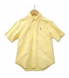ポロ バイ ラルフローレン Polo by Ralph Lauren ポニー刺繍 ボタンダウン オックスフォード 半袖シャツ イエロー 130