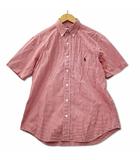 ポロ バイ ラルフローレン Polo by Ralph Lauren コットン ギンガムチェック ボタンダウン シャツ 160 レッド