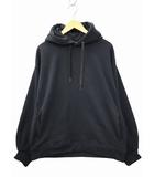 タケオキクチ TAKEO KIKUCHI マシュマロタッチ 裏起毛 ボリューム袖 フーディー パーカー  M BLACK(ブラック) 秋冬