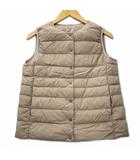 無印良品 良品計画 軽量 ポケッタブル ダウンベスト S ベージュ