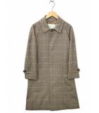 マッキントッシュ MACKINTOSH BALFIELD ガンクラブチェック ステンカラーコート 34(XS) BROWN CHECK(ブラウンチェック)