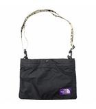 ノースフェイス パープルレーベル THE NORTH FACE PURPLE LABEL Lightweight Logo tape Shoulder Bag ライトウェイト ロゴテープ ショルダーバッグ サコッシュ O BLACK ブラック NN7917N