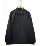 エイトン ATON トロピカル ウール オーバーサイズ シャツ 02(S) CHARCOAL(チャコール)
