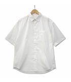 ジーユー GU ブロード オーバーサイズシャツ 五分袖 ホワイト S