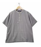 レイジブルー RAGEBLUE ストライプ ハーフジップ プルオーバーシャツ トップス グレー S