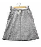 ローズバッド ROSE BUD ゴムウエスト コットン ニット スカート F グレー