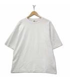 ユニクロ UNIQLO エアリズムコットンオーバーサイズTシャツ 5分袖 ホワイト L