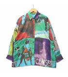 トピィーズ Topys シアー 長袖 総柄シャツ シャツジャケット