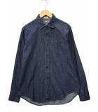 トミーヒルフィガー TOMMY HILFIGER Custom Fit Coupe Sur Mesure デニム 長袖 シャツ L INDIGO(インディゴ) 春秋
