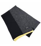 ダナキャランニューヨーク DKNY ツートーンカラー マフラー BLACK/CHARCOAL(ブラック/チャコール) 秋冬