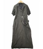 ワイズ Y's バルーンスリーブ シャツ ロング ワンピース 03 DARKOLIVE(ダークオリーブ) 春夏