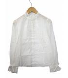 CHEMISE コットン ローン ロング ブラウス 40(L) WHITE(ホワイト) 春夏秋