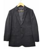 トゥモローランド TOMORROWLAND REGGIANI ウール シャドーストライプ テーラードジャケット 46(M) CHARCOALGRAY(チャコールグレー)