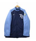 ナイキ NIKE × MLB タンパベイ レイズ Authentic Collection Dugout Full-Zip Jacket オーセンティックコレクション ダグアウト フルジップ ジャケット M NAVY × BLUE ネイビー × ブルー