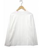 ナノユニバース nano universe 2024AW Anti Soaked 汗染み防止 クルーネック Tシャツ 長袖 ロンT M WHITE(ホワイト)