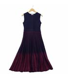 フレイアイディー FRAY I.D アロープリーツ ノースリーブ ニット ワンピース F NAVY × PINK ネイビー × ピンク FWNO185603