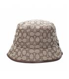 コーチ COACH シグネチャー ジャカード バケットハット 帽子 M/L BEIGE ベージュ CH790