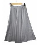 ウール フレア ロング ラップスカート 42 LIGHTGRAY(ライトグレー) 春秋冬