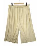 ギャザーライトデシン パンツ 7(XXL) 大きいサイズ YELLOW(イエロー) 春夏