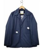 ダブルタップス WTAPS WINSOR JACKET. NYLON. TUSSAH. SUPPLEX ナイロン 比翼 テーラードジャケット 02(M) NAVY(ネイビー)