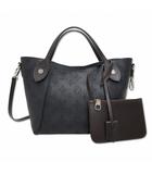 ルイヴィトン LOUIS VUITTON M54350 マヒナ レザー ヒナPM 2way ショルダー トートバッグ ポーチ付き NOIR(ノワール)