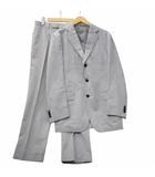 シップス SHIPS 背抜き 筒袖 シングル 3B スーツ スラックス セットアップ 46 GRAY グレー