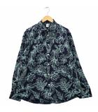 タケオキクチ TAKEO KIKUCHI 花柄 ボタンアップ 長袖シャツ 2 NAVY ネイビー BC070-86063