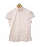 エムズグレイシー M'S GRACY ハイネック フレンチスリーブ Tシャツ カットソー ピンク 38 (M)