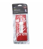シュプリーム SUPREME × Nike ナイキ NBA Wristbands NBA ロゴ刺繍 リストバンド F RED レッド