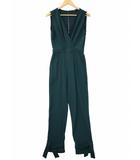 ザラ ZARA ノースリーブ オールインワン XS DARKGREEN(ダークグリーン) 春夏