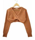 ジーユー GU 2ピース セーター アンサンブルニット セットアップ M ORANGEBROWN(オレンジブラウン) 春秋