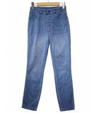 ユニクロ UNIQLO ウルトラストレッチ ハイライズ デニム クロップド レギンスパンツ S BLUE(ブルー)