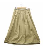 オムニゴッド OMNIGOD リバースチノ ギャザースカート ミモレ丈 スカート 0 BEIGE ベージュ 57-067T