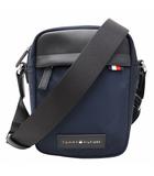 トミーヒルフィガー TOMMY HILFIGER ロゴパッチ クロスボディー リポーターバッグ ショルダーバッグ F NAVY(ネイビー)