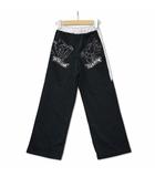  ポケモン POKEMON 裏地起毛フリース レシラム ゼクロム ジャージ ロングパンツ 黒 130