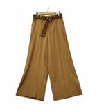 マリンフランセーズ LA MARINE FRANCAISE ベロアベルト付き ワイドパンツ 1 ブラウン