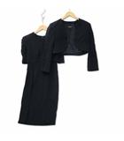  シークローズ Teekloth 総レース レイヤード タイトワンピース ブラック フォーマル 7AR