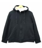 クロッシー CLOSSHI コットン 裏地ボア フルジップ スウェット パーカー M ブラック