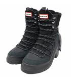 ハンター HUNTER エクスプローラー アンクル レースアップ ヒールブーツ 23cm BLACK(ブラック)