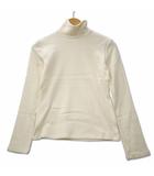 タートルネック 起毛 カットソー 38 オフホワイト
