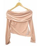 Side Hook Off Shoulder Top サイドホック オフショルダー トップ F PINK(ピンク) 春秋