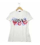 クルーネック 半袖 刺繍 Tシャツ 42 WHITE ホワイト 720 013 278 764