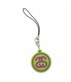 ステューシー STUSSY ラバー キーホルダー スマホクリーナー GREEN グリーン