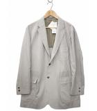 ビームスプラス BEAMS+ 2025SS 3Button Box-Fit Wool Stripe 3ボタン ボックスフィット ウール ストライプ テーラードジャケット XL BROWN(ブラウン)